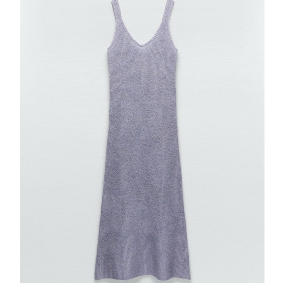 Zara Wool and Alpaca Strapped Dress - Picture 1 of 12